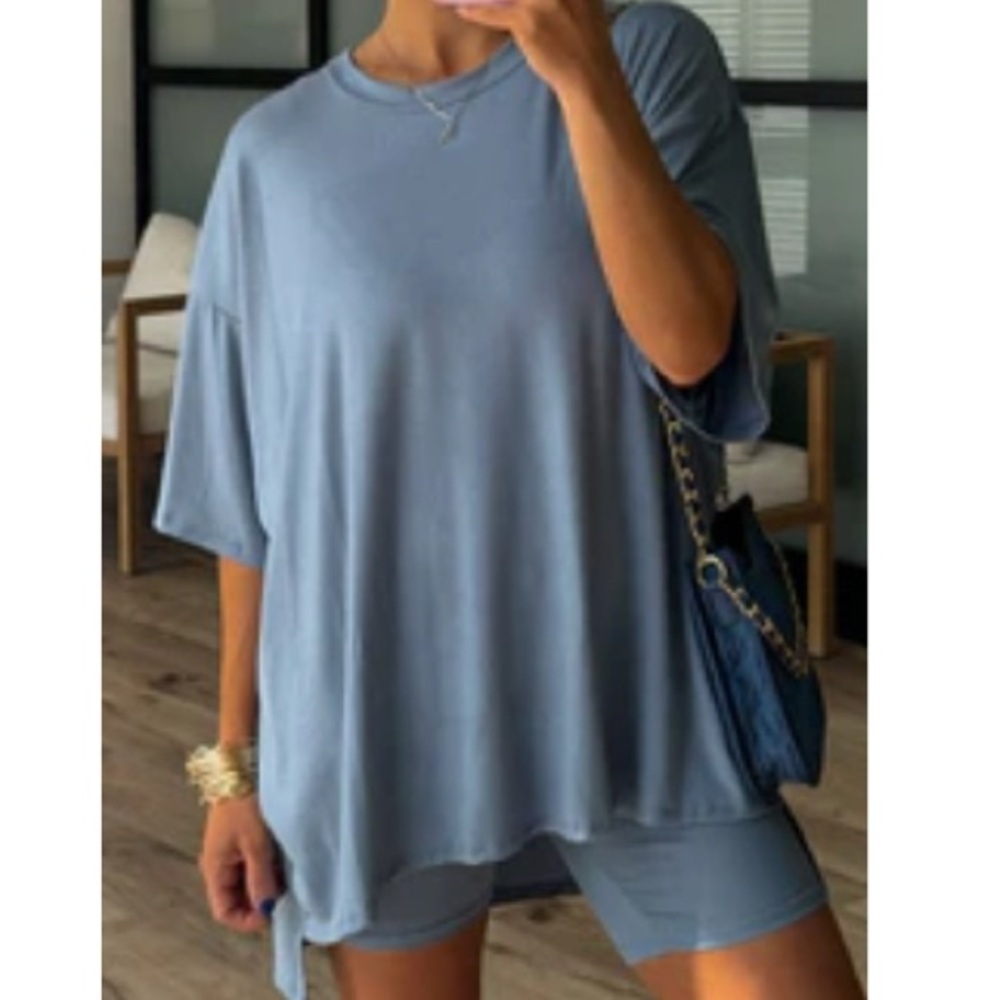 Shop Talulah NOvi Ribbed Set in Denim